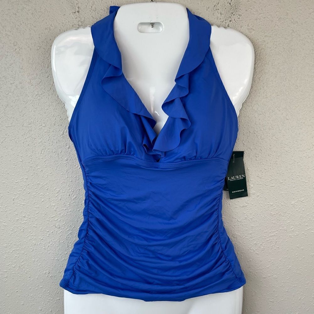 NWT Lauren Ralph Lauren Tankini Top Sizes 6, 8, 10, 14, or 16